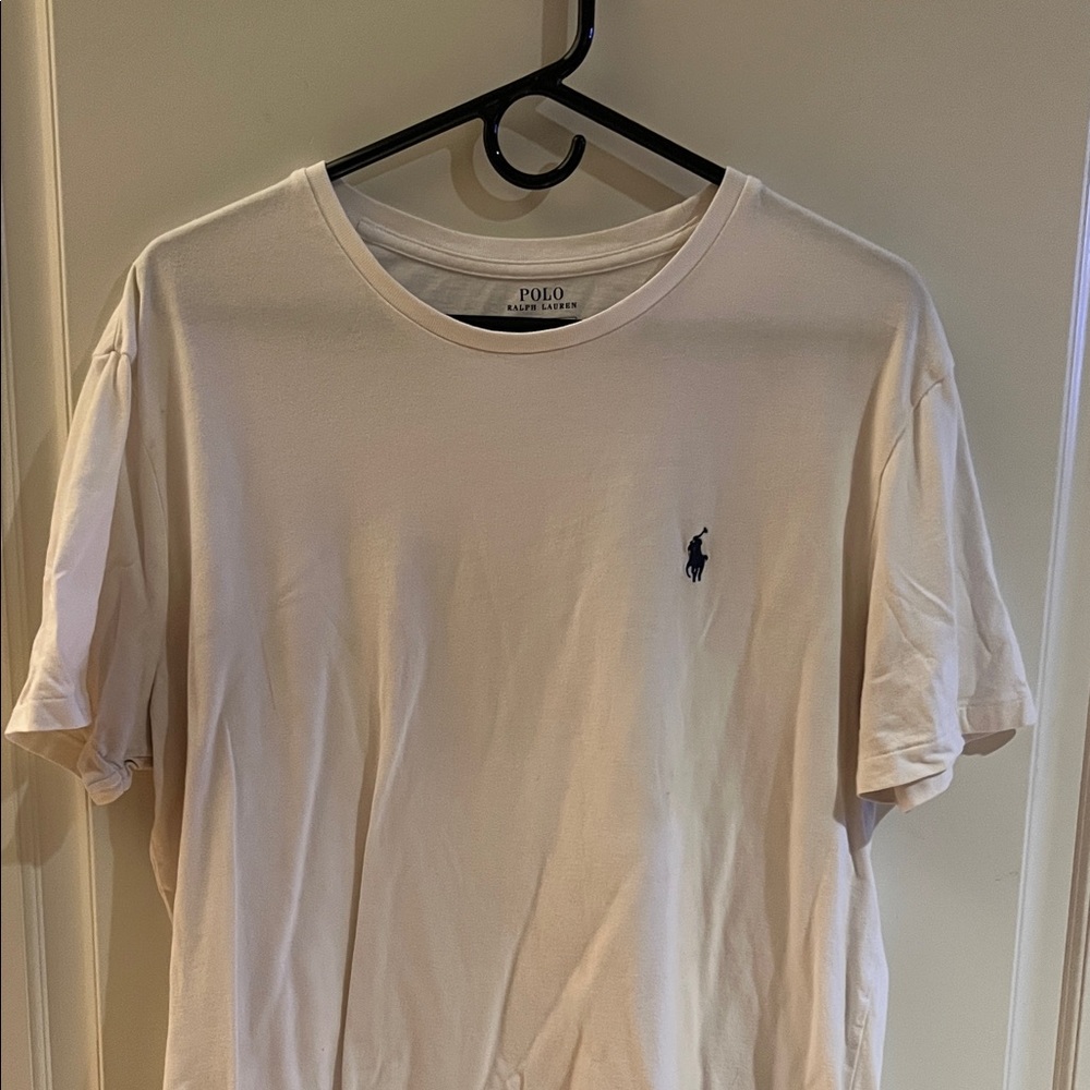 Polo by Ralph Lauren Men's Cream Tee